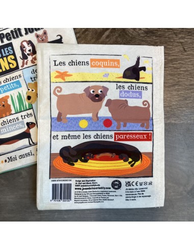 Livre d'éveil à froisser "Nos amis les chiens"...
