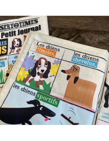 Livre d'éveil à froisser "Nos amis les chiens"...