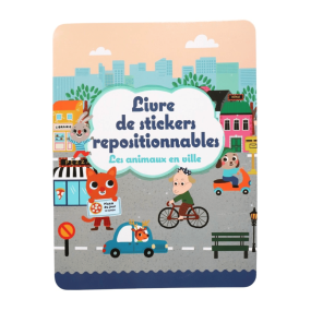 Stickers repositionnables "Animaux en ville"