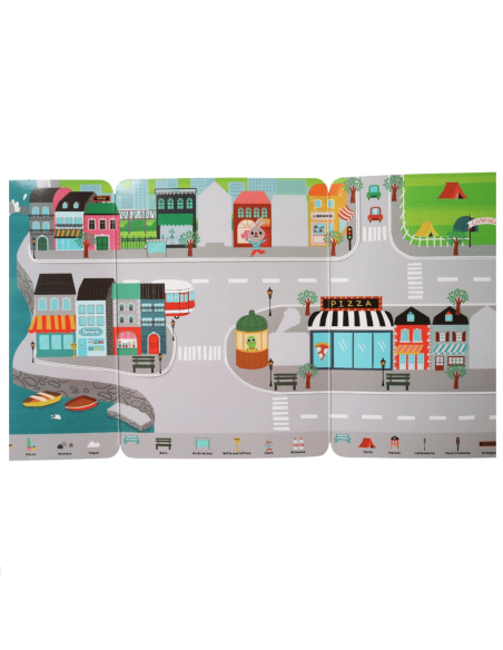 Stickers repositionnables "Animaux en ville"