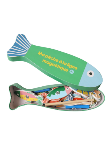 Pêche à la ligne en bois Sardines