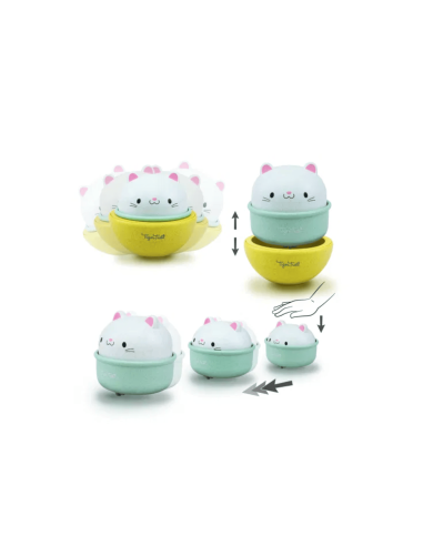 Chat 2-en-1 culbuto et à friction - Tiger Tribe