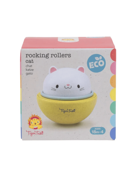 Chat 2-en-1 culbuto et à friction - Tiger Tribe