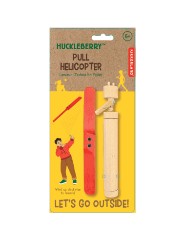 Hélice hélicoptère en bois - Huckleberry