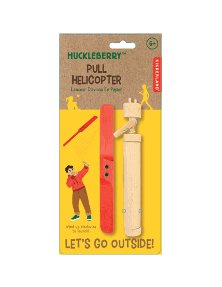 Hélice hélicoptère en bois - Huckleberry