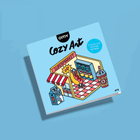 Coloriage Cosy Art Super Market - OMY