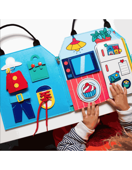 Livre d'éveil Montessori Ma journée - OMY