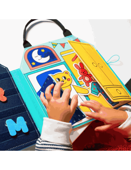 Livre d'éveil Montessori Ma journée - OMY