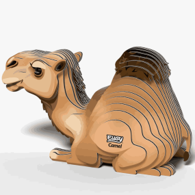 Eugy puzzle Chameau 3D en carton 2