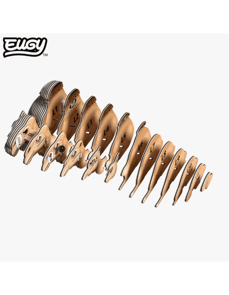 Eugy puzzle Chameau 3D en carton