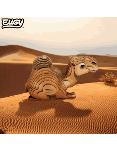 Eugy puzzle Chameau 3D en carton