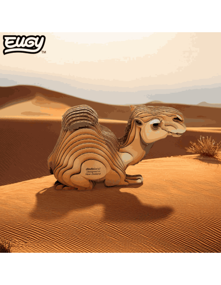 Eugy puzzle Chameau 3D en carton