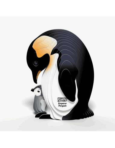 Eugy puzzle Manchot  3D en carton