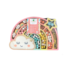 Coffret de perles en bois Arc en Ciel - Sycomore
