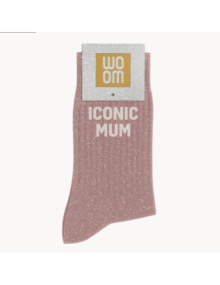 Chaussettes à paillettes Iconic Mum