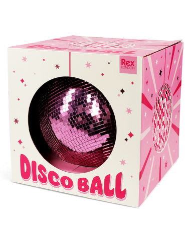 Boule disco Rose 20 cm - Rex