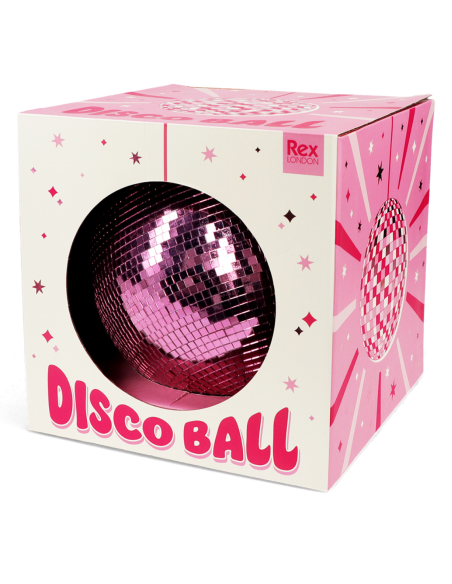 Boule disco Rose 20 cm - Rex