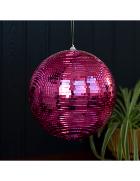 Boule disco Rose 20 cm - Rex