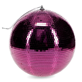 Boule disco Rose 15 cm - Rex 2