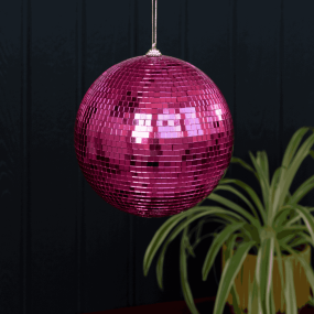 Boule disco Rose 15 cm - Rex