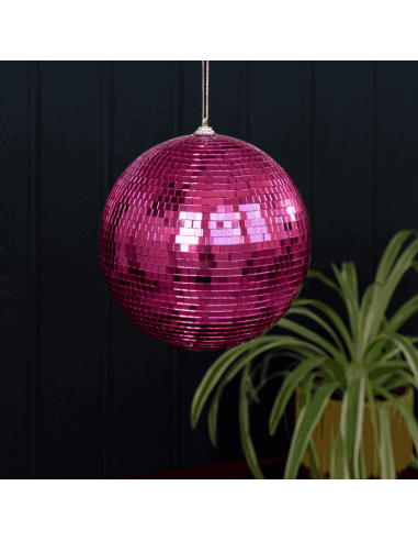 Boule disco Rose 15 cm - Rex