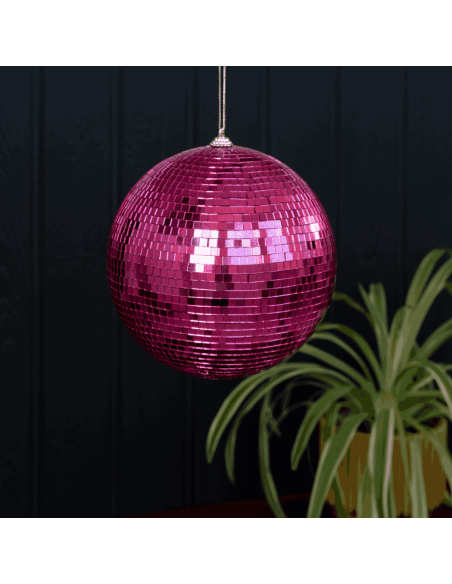 Boule disco Rose 15 cm - Rex