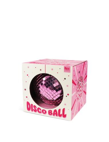 Boule disco Rose 10 cm - Rex