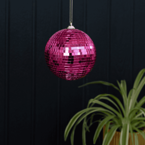 Boule disco Rose 10 cm - Rex