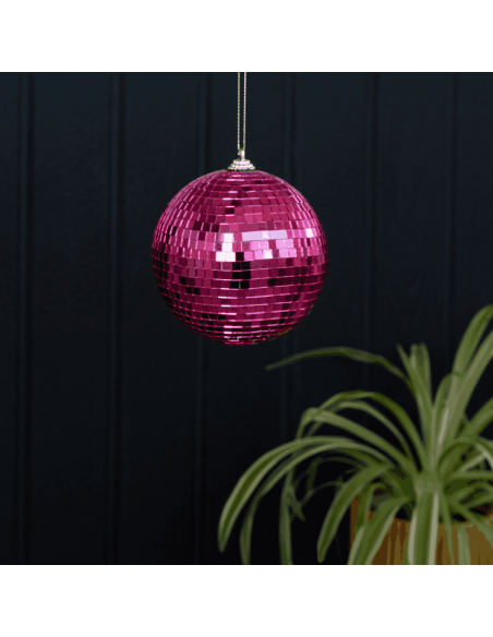 Boule disco Rose 10 cm - Rex