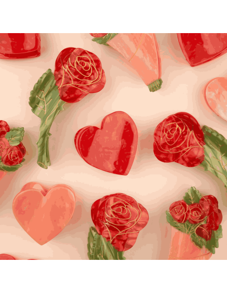 Pince à cheveux Rose - Coucou Suzette