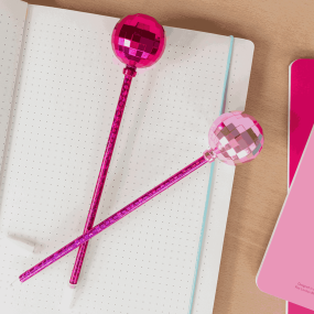 Stylo boule à facettes rose - Rex London 2