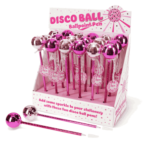 Stylo boule à facettes rose - Rex London