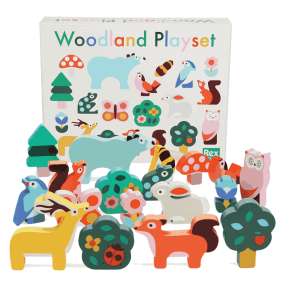 Animaux en bois  à empiler - Rex 2