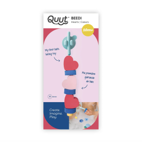Jouet de bain perles Coeurs - Quut 2