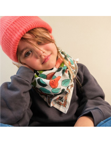 Foulard Pomelo Green - Maison Augustin