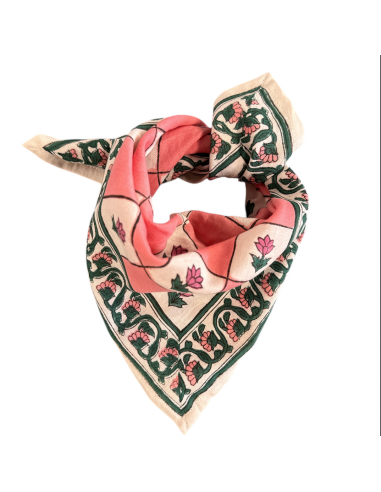 Foulard Flo Pink - Maison Augustin