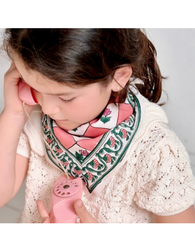 Foulard Flo Pink - Maison Augustin