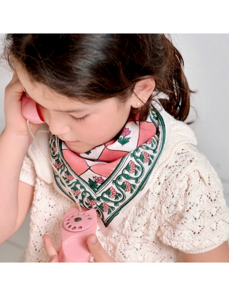Foulard Flo Pink - Maison Augustin