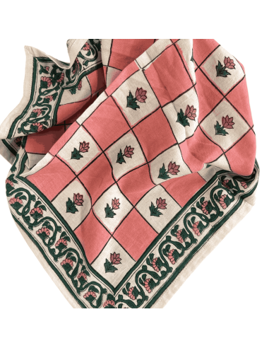 Foulard Flo Pink - Maison Augustin