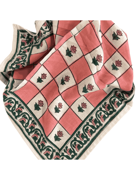 Foulard Flo Pink - Maison Augustin