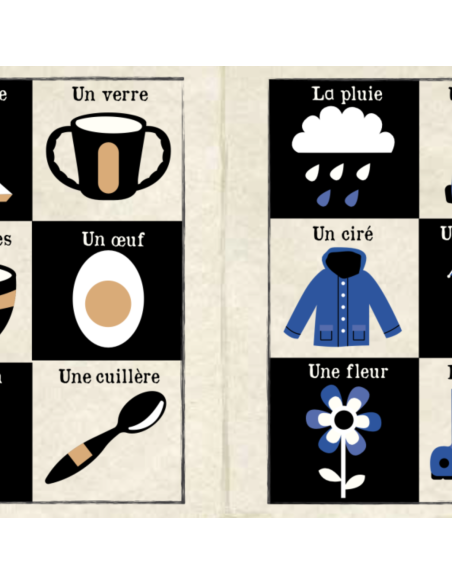 Livre d'éveil à froisser "Mon imagier noir et blanc" - Mon Petit Journal