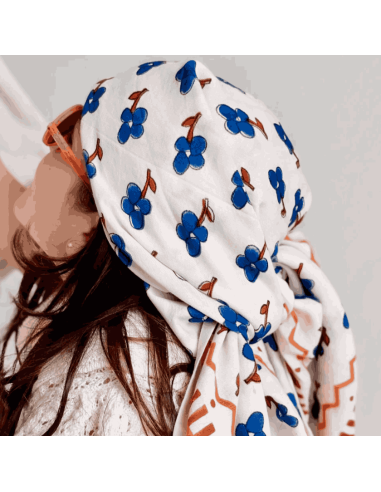 Foulard Sky Bloom - Maison Augustin
