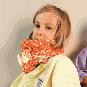Foulard Graou camel - Maison Augustin 2