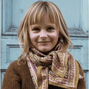 Foulard Love Bronze - Maison Augustin