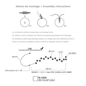Coffret guirlande lumineuse Solstice - La Case de Cousin... 2