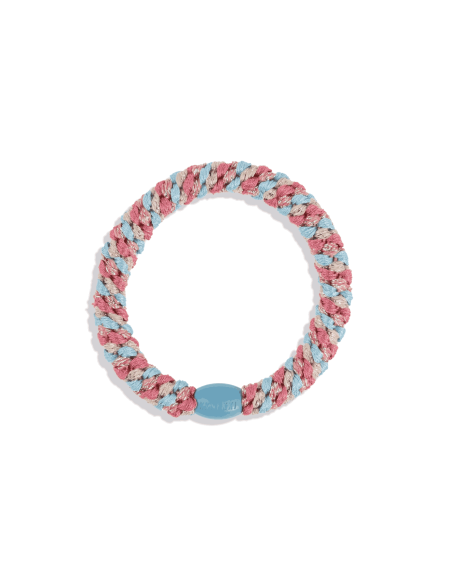 Elastique Mix Turquoise Coral Glitter - Kknekki