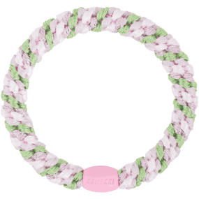Elastique Mix Grass Green Pink Glitter - Kknekki