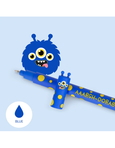 Stylo à encre effaçable Monstre - Legami