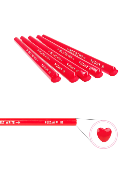 Crayon à papier en forme de coeur - Legami