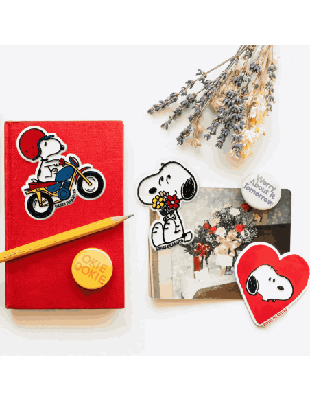 Magnet Snoopy coeur